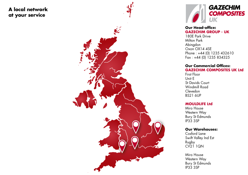 Gazechim composites UK head office